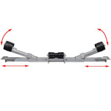Boat Trailer Bottom Support Bracket with Keel Rollers 90635