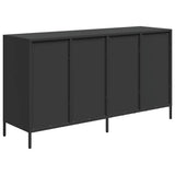 Sideboard Black 135x39x73.5 cm Cold-rolled Steel 3307167