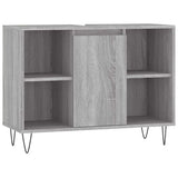 Bathroom Cabinet Grey Sonoma 80x33x60 cm Engineered Wood 831634
