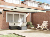 Awning Frame Cream 300 x 250 cm Polyester with PU coating 3329919