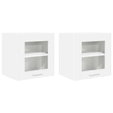 Hanging Cabinet 2 pcs White 40 x 31 x 40 cm Engineered Wood 884195