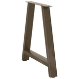 Dining Table Legs A-Shaped 2 pcs 80x cm Steel 4012859
