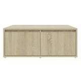 Coffee Table Sonoma Oak 80x80x31 cm Engineered Wood 806879