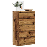 Drawer Cabinet Old Wood 60x36x103 cm Engineered Wood 855996