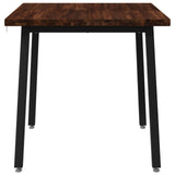 60 x 55 x 75 cm Solid Acacia Wood Dark Brown and Black 937565