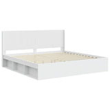 Bed Frame with Storage and Headboard 3 pcs Engineered Wood 3413821