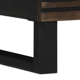 Bedside Cabinet Walnut 40 x 33 x 46 cm Solid Acacia wood 4018014