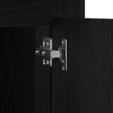 Desk with Drawer Black Oak 50 x 115 x 75 cm Engineered Wood 862824