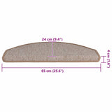 Self-adhesive Stair Mats 20 pcs 65 x 24 x 4 cm Non-Slip 3365791