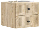 Wall-Mounted Bedside Cabinet Sonoma Oak 33 x 34.5 x 40 cm 897959