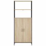 Highboard Sonoma Oak 65 x 33 x 161 cm Engineered Wood 8013873