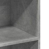 Highboard Concrete Grey 70x41x124 cm Engineered Wood 846407