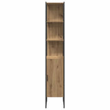 Bathroom Furniture Set with Door 4 pcs Brown 33 x 33 x 185.5 cm 3334410
