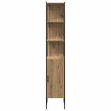 Bathroom Furniture Set with Door 4 pcs Brown 33 x 33 x 185.5 cm 3334413