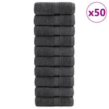 Premium Washcloths "SOLUND" 50 pcs Anthracite 15x21 cm 600 gsm 137147