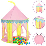 Children Play Tent with 250 Balls Pink 100x100x127 cm 3107745