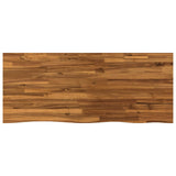 Live Edge Table Top 130 x 40 x 3.5 cm Rectangular Natural 938462