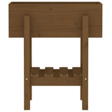 Garden Planter Honey Brown 62x30x69 cm Solid Wood Pine 825236