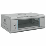 Network Cabinet with Storage Grey 53 x 35 x 21 cm Steel 42017645