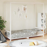 Kids Bed Frame White 80x200 cm Solid Wood Pine 834520