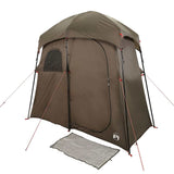 Shower Tent 2-Person Brown Waterproof 4009537
