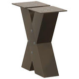 Coffee Table Legs X-Shaped 2 pcs Natural Steel 30x cm Steel 4012931