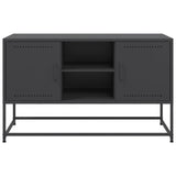 TV Cabinet Black 100.5x39x60.5 cm Steel 846512
