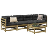 5 Piece Garden Sofa Set Impregnated Wood Pine 3299282