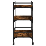 Kitchen Trolley Smoked Oak 65x40x86.5 cm Engineered Wood 842398