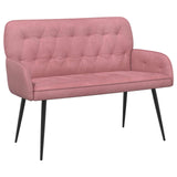2 Seater Sofa with Metal Legs 2-Seater Pink Velvet 42051021