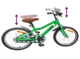 Kids Bike 18 Inches for 5-7 Years Old Green 42009478