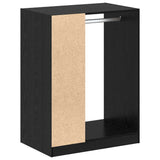 Wardrobe with Shelf with Storage Black Oak 77 x 48 x 102 cm 879644