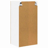 Hanging Cabinet with Door Sonoma Oak and White 40 x 31 x 80 cm 884260