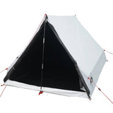 Camping Tent A-Frame 2-Person White Blackout Fabric Waterproof 94758