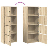 Bookcase Sonoma Oak 40x24x102 cm Engineered Wood 860375