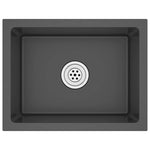 Handmade Kitchen Sink Black Stainless Steel 51507