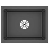 Handmade Kitchen Sink Black Stainless Steel 51507
