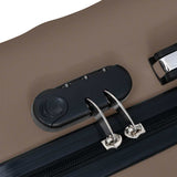 Hardcase Trolley Set 2 pcs Brown ABS 92433