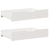 Bed Frame without Mattress White 160x200 cm Solid Wood Pine 3301693