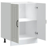Sink Base Cabinet Lucca High Gloss White Engineered Wood 853679