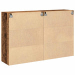 Wall Mounted Cabinet 2 pcs Old wood 69.5 x 34 x 90 cm 3334317