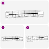 Outdoor Sofa Set 6 pcs Natural Solid Acacia Wood 3382597