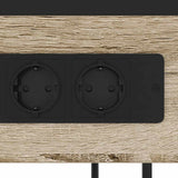 Bedside Cabinet Sonoma Oak 40 x 27 x 76 cm Engineered Wood 859571