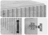 Bathroom Storage Cainet HAARLEM Concrete Grey 59.5 x 31 x 80 cm 896838