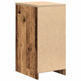Garage Storage Cabinet Old Wood 40x51x85 cm Solid Wood Pine 860596