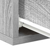 815285 Floating Nightstands 2pcs Grey Sonoma 40x30x15cm Engineered Wood