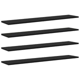 Bookshelf Board 3-Tier 4 pcs 100 x 20 x 1.5 cm Engineered Wood 875068