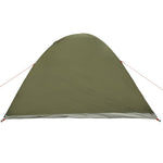 ZNTS Camping Tent Dome 4-Person Olive Green Waterproof 4009618