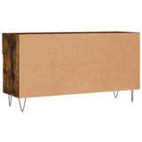 Shoe Bench Smoked Oak 102x35x55 cm Engineered Wood 829737