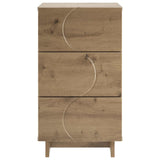 Bedside Cabinet Artisan Oak 33.5 x 34.5 x 60 cm Engineered Wood 8011439